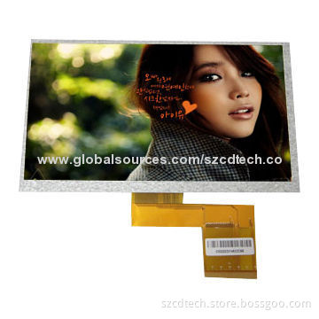 7.0-inch TFT LCD Module with 800 (RGB) x 480-pixel Resolution, 24-bit RGB Interface